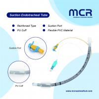 China Reinforced Suction Endotracheal Tube With PU Cuff factory