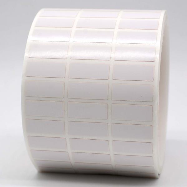 Quality 20mmx8mm 1mil  Thermal Transfer Roll Labels White Matte Label For 3 Row for sale
