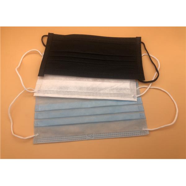Quality Anti Pollution Face Medical Mask / Respiration 3 Ply Earloop Surgery Face Mask for sale