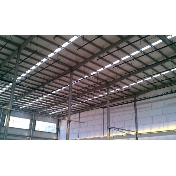 Quality Large Span Prefabricated Steel Frame Buildings For Commercial Logistics Base for sale