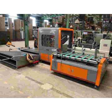 Quality Orange Carton Box Folding And Gluing Machine 300g/M2 60m/min-100m/min for sale
