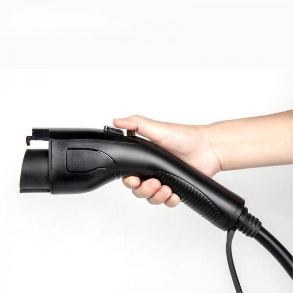 Quality SAE J1772 EV Charging Cable 16A Black Cord Type1, 3.5KW Electric Car Charger for sale