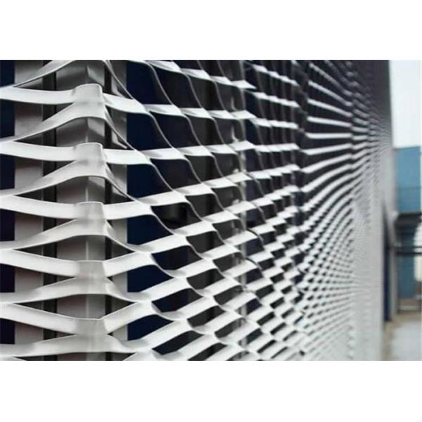 Quality 1m width Outdoor Decorative Heavy Expanded Aluminium Mesh Sheet for sale