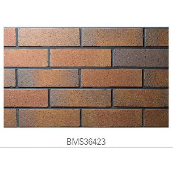 Quality Matte Finish Surface Exterior Brick Veneer Panels Clay For Outside Wall for sale