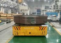 China 30t Warehouse Mold Handling Transfer Steel Floor Steerable Bogie factory