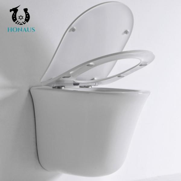 Quality Strong Flush Rim Free Toilet Wall Suspended Toilets Anti Blocking for sale