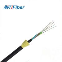 China 12 Core Fiber Optic Network Cable ADSS Spam 120m All Dielectric Self Support Single Sheath factory