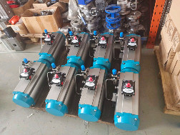 Quality Double Acting Pneumatic Valve Actuator Spring Return for sale