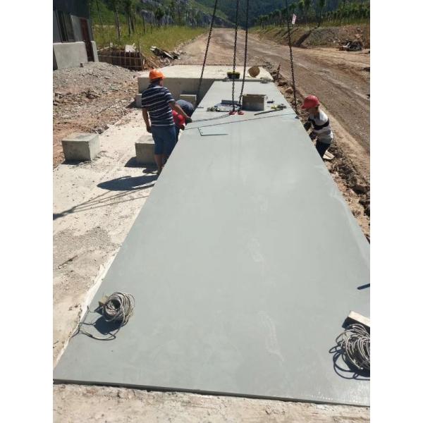 Quality Mining Truck Scale Weighbridge , 10 Ton Weighing Scale Pitless Type Weighbridge for sale