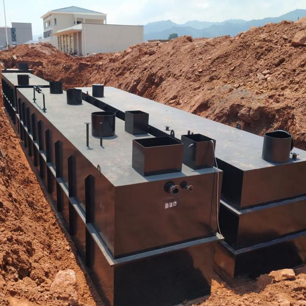 Quality Carbon Steel Rural Sewage Treatment Equipment 50T/D Wastewater Treatment In Rural Areas for sale