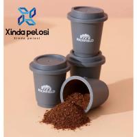 China Private Label Coffee Capsules Instant 60mm Coffee Pods Arabica Coffee Powder 100% Pure Black Arabica Convenient factory