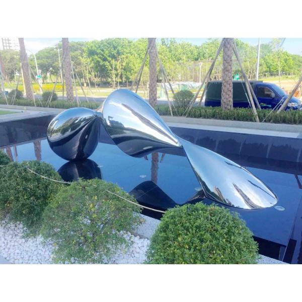 Quality ODM Stainless Steel Garden Sculptures Outdoor Decorative Mirror Polished for sale