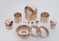 China DIN1494 / ISO3547 Sliding Wrapped Bronze Bearing Low Maintenance With Lubrication Pockets factory