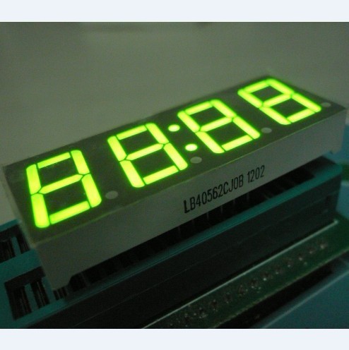 Quality Super Green 0.56 Inch Clock LED Display , Common Anode 7 Display for sale