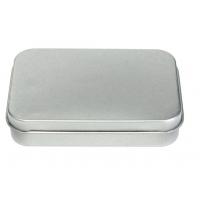Quality Rectangle Hinged Seamless Tin Box With Hinge For Candy Chocolate Sugar Storage for sale