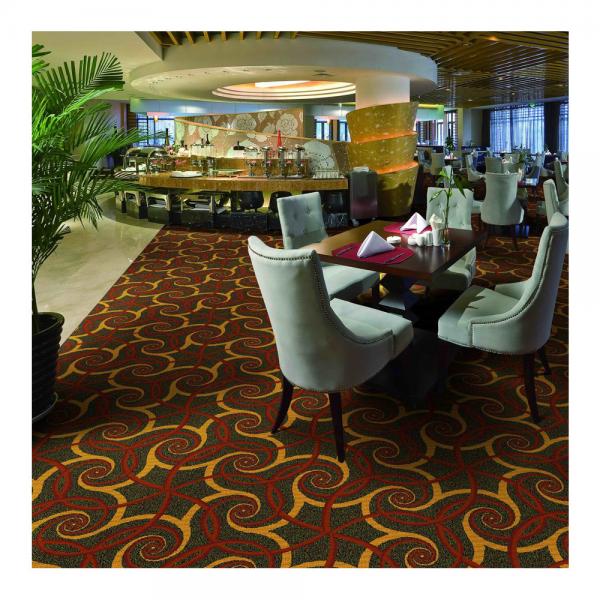 Quality Hotel Lobby Carpet Decor Woven Axminster Carpet Fire Retardant for sale