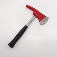 China Steel Short 32cm Fireman Fire Rescue Axe With Plastic Handle factory