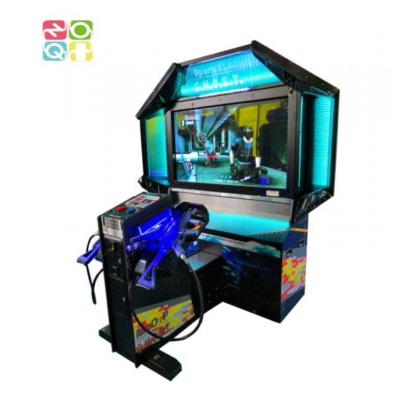Quality Amusement Simulating Shooting Arcade Machine Coin Operated With 55 Inch LCD for sale