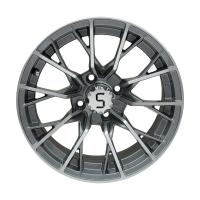 China New Arrival 14 Inch Golf Cart Wheels Machined/ Gunmetal ET-25 Custom Support factory