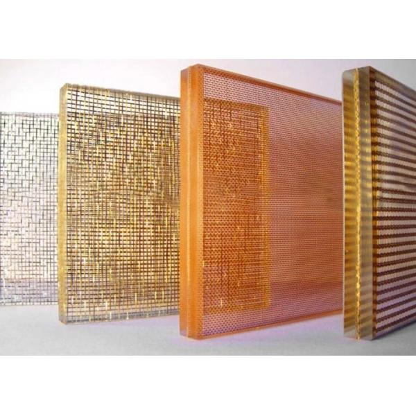 Quality Fabric Laminated Glass, Wired Glass, Laminated Architectural Mesh Brings Noble and Elegant Charm to Buildings for sale