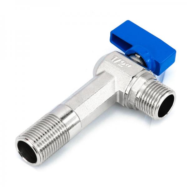 Quality OEM Quick Open 90 Degree Angle Stop Cock Valve Size Customized for sale