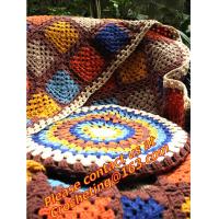 China rustic handmade knitted crochet towel blanket carpet tablecrochet blanket sofa blanket bed for sale