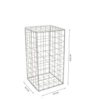 China Galvanized 4mm 50x100mm Stainless Steel Gabion Baskets for sale