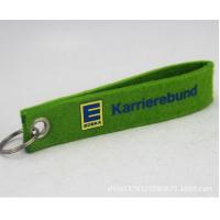 China High Quality Green EDEKA Fabric Felt Material Keychains, Accept Custom Size And Logo, Best Promotion Advertising Gift factory