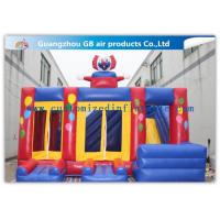China Funny Safety Childrens Inflatable Bouncy Castle With Slide Combo Customized factory