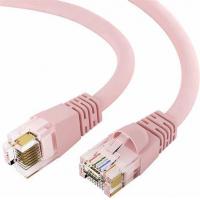 Quality EJE 1m To 100m Pink Cat6 Cable Rj45 Cat 6 Ethernet Patch Internet Cable for sale