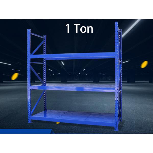 Quality 1 Ton / Layer Warehouse Storage Shelves Steel Pallet Racks For Commercial Furniture for sale