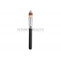 China Soft Fiber Private Label Makeup Brushes , No Streaks Round Tapered Face Brush factory