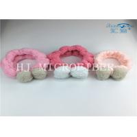 china Super Soft And Cute Microfiber Shu Velveteen Fabric Clasp Bath Hair Band For Washing Face Using