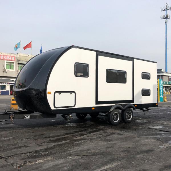 Quality Exterior Length 4-12m Caravan Travel Trailer 6000Lbs Enclosed Trailer Camper for sale