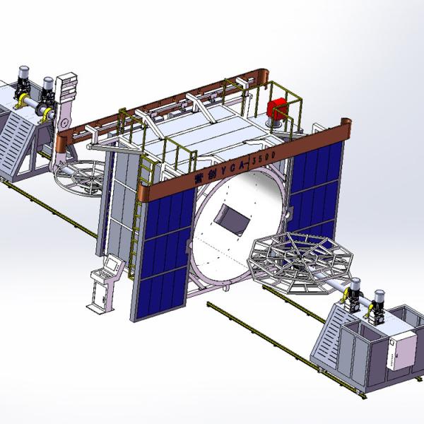 Quality PE Products Oven Biaxial Rotomoulding Machine for sale