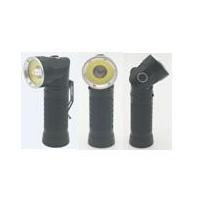 China Functional LED Flashlight 4x4x14cm With Adjustable Pivoting Head Up To 90 factory