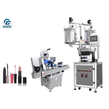 Quality Semi - Automatic 12 Cavities Lip Balm Filling Machine With Auto Labeller , 20L for sale