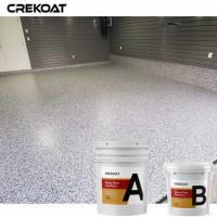 China Unique Craft Epoxy Flake Floor Coating For Garages Shops Homes factory