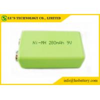China 9V 280mah Prismatic Nimh Battery 6F22 9v Battery nimh rechargeable battery 9v for sale