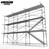 Quality Cold Galvanization Ringlock lightweight aluminium stage lighting scaffold tower for sale