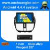China ouchuangbo car multimedia s160 for Peugeot 207 support android 4.4 gps sat nav Bluetooth phone book radio factory