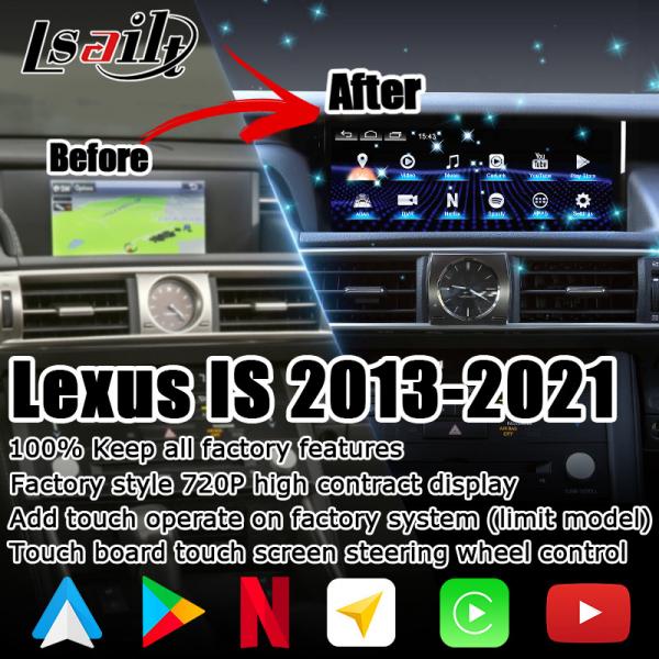 Quality 10.25in Android Carplay Screen HDMI For Lexus IS200t IS350 IS300 for sale