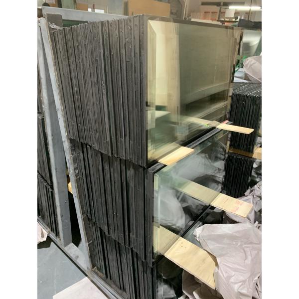 Quality 12.7MM Double Insulated Leaded Glass Windows 0.2m Heat Reflective for sale