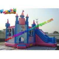 China Frozen Princess Inflatable Bouncer Castle , Princess Jumping House For Kids factory