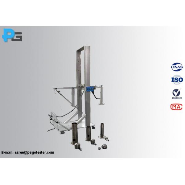 Quality Pendulum Vertical Impact Test Apparatus 2 In 1 AC220V/50Hz IEC62262 IK07 To IK10 for sale