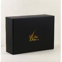China Gift 250gsm Grey Board Cardboard Package Boxes Gold Foil Stamping for sale
