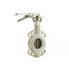 China Stainless Steel Valves Butterfly Valve ANSI / ASME B16.5 Wafer And Lug Style Types factory