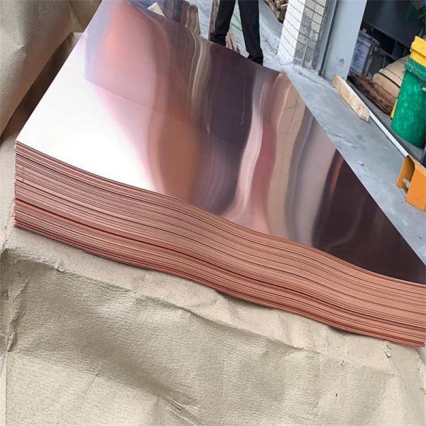 Quality Tu1 Tu2 Copper Plate Sheet 0.5mm 0.6mm Thickness 10-1220mm Width Astm Standard for sale