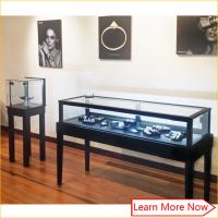 China Luxury mdf metal black paint jewelry retail supplies/jewelry store fixtures displays factory