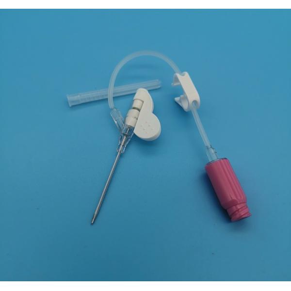 Quality Pink Disposable Iv Cannula 20G Butterfly Type Positive Pressure Emergency for sale
